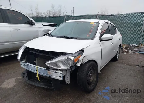 2019 Nissan Versa 1.6 Sv z USA, uszkodzony, nr VIN 3N1CN7AP8KL816787